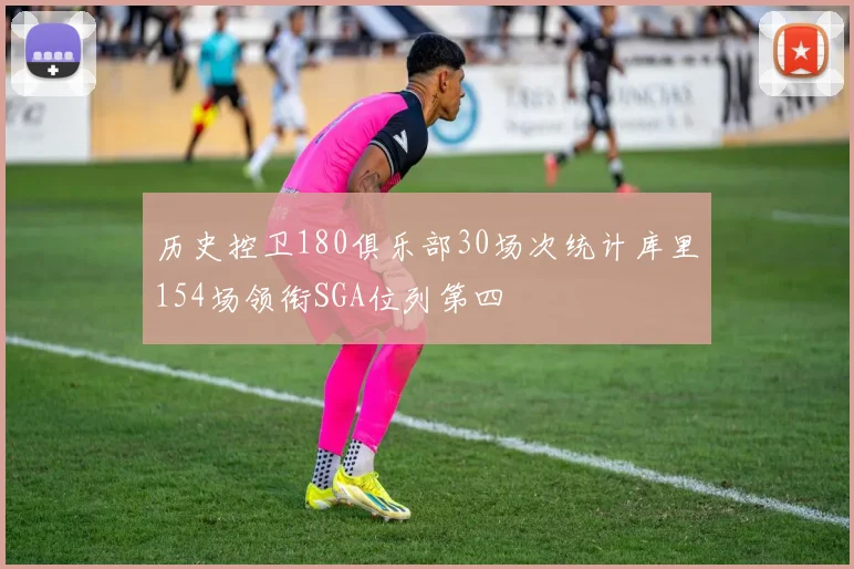 历史控卫180俱乐部30场次统计库里154场领衔SGA位列第四